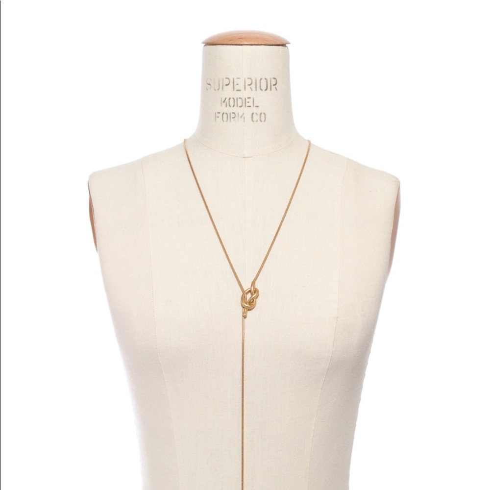 madewell knot necklace